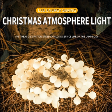 LED圣诞灯 - HCP164 暖白光珍珠灯串